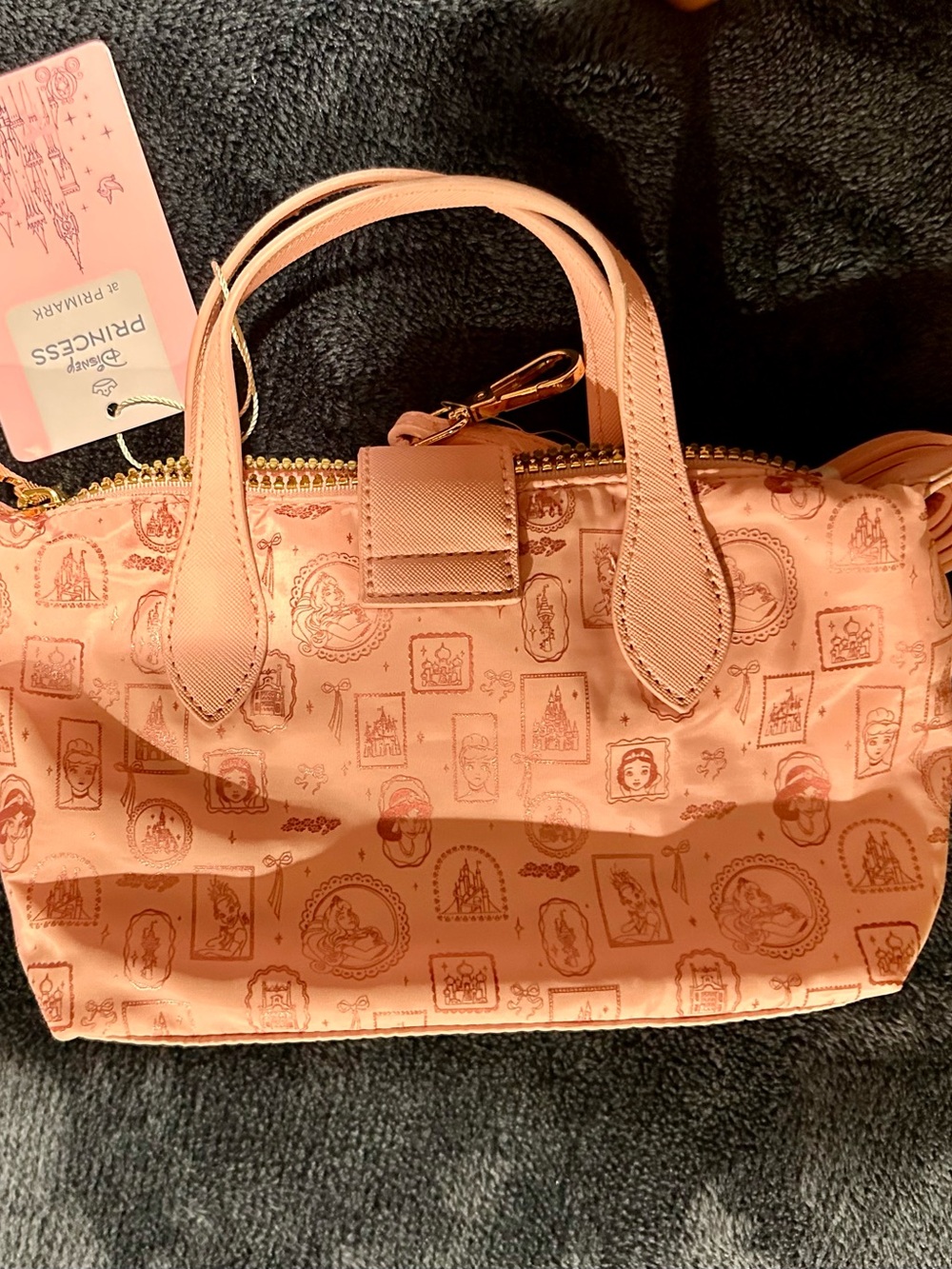 NWT Disney Princess Pink Mini Pouchette Crossbody - Primark - Picture 9 of 13